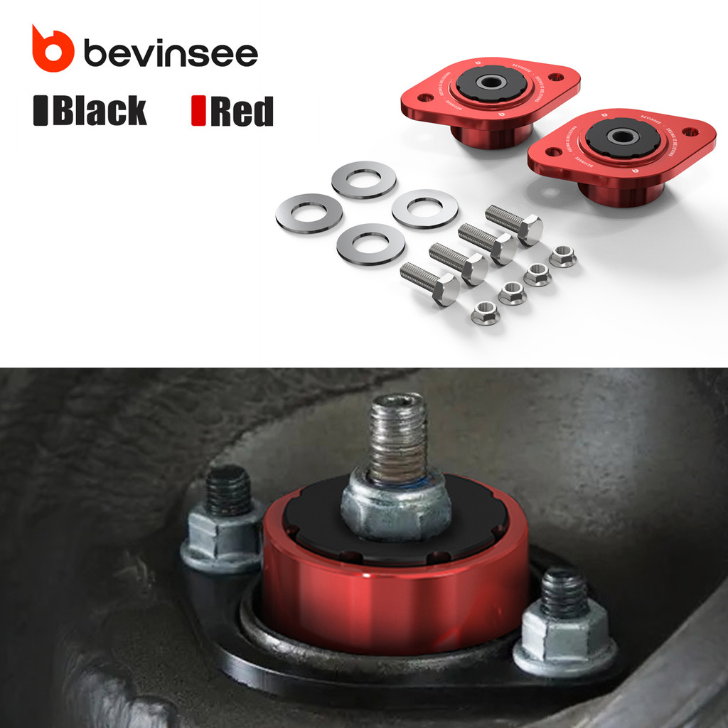 BEVINSEE 10 มม.ด้านหลัง 85A Polyurethane Shock Mounts สําหรับ E46 E36 E30,Z3 E36,Z4 E85/E86, เปลี่ยน