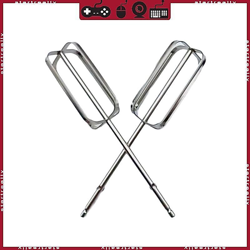 2Pcs Hand Mixer Attachment Stainless Steel Beaters Replacement for Hand Mixer