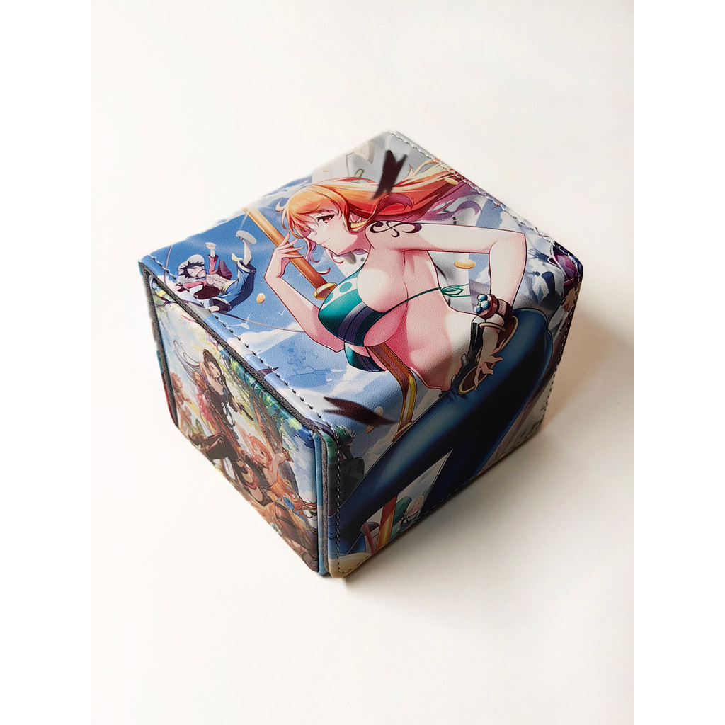 Nami Card Box OPCG Card Box One Piece One Piece WSPTCG Leather Board Game Card Game King Storage Box