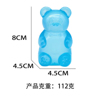 【ส่งไวจากไทย】Needoh หมีน่ารัก Squishy ของเล่นเด้งช้า บรรเทาความเครียด หมีเยลลี่ ฟิดเจ็ต ผ่อนคลายความวิตกกังวล ตกแต่งโต๊ะ