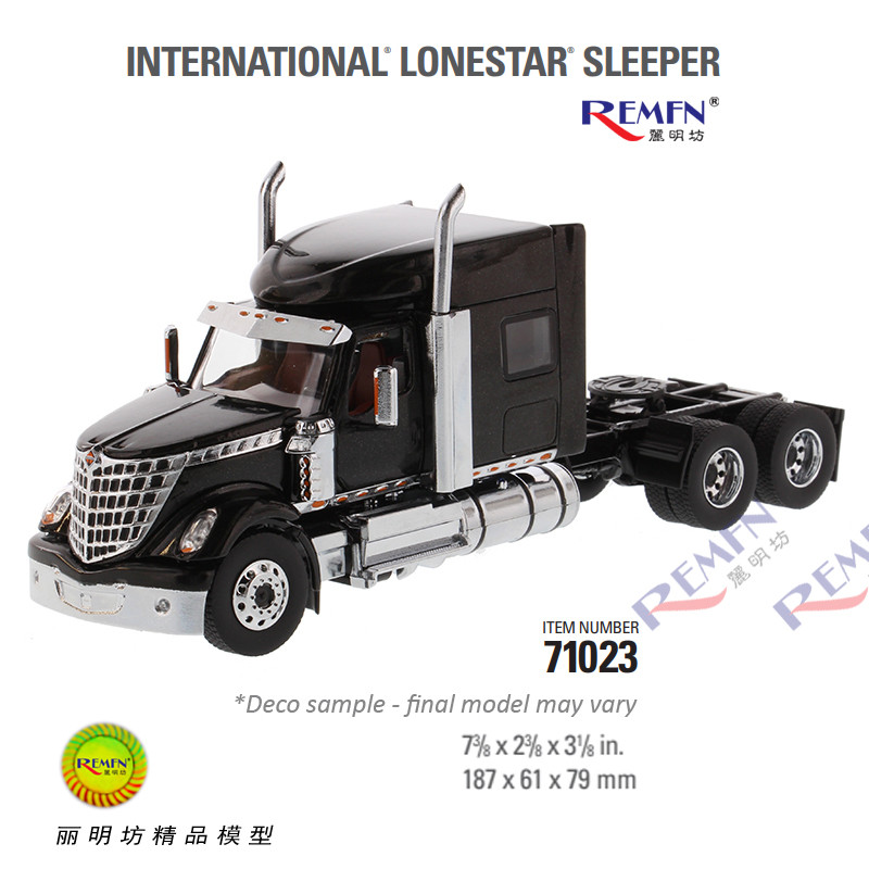 INTERNATIONAL Trailer LoneStar Sleeper American Version Trailer DM Truck 1: 50 รุ่น 71023