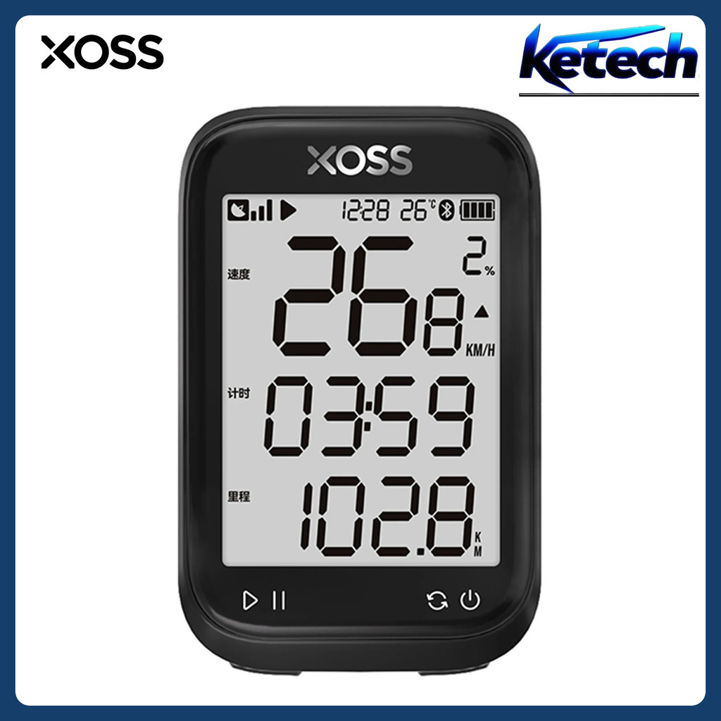XOSS G3 คอมพิวเตอร์ขี่จักรยาน กันน้ำBluetooth speedometer ติดตามระยะทางสำหรับMTB