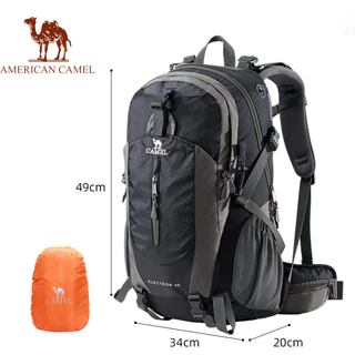 AMERICAN CAMEL กระเป๋าปีนเขา กระเป๋าเป้สะพายหลังเดินป่า กระเป๋ากีฬามืออาชีพน้ําหนักเบา