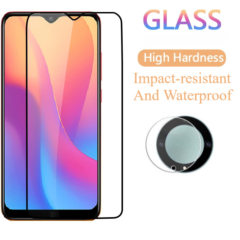 กระจกนิรภัยขอบสีดําสําหรับ OPPO K1 K3 K5 K7 K7x K9 K9s K9x Pro 5G 9H ป้องกันคลุมทั้งหมด