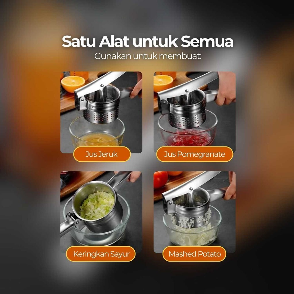 SHFRSTRA ZORASUN เครื่องคั้นส้มแครอทมันฝรั่งสแตนเลส - ZPM103