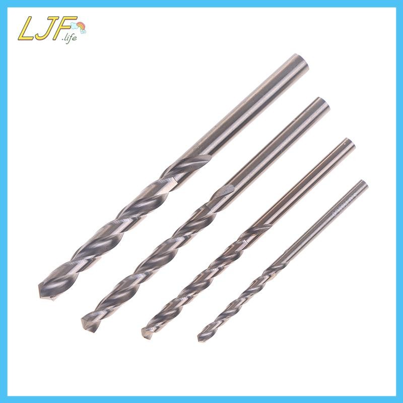 LJF 4 ชิ้น M35 Cobalt เคลือบ Twist เจาะชุด Bit Core สําหรับไม้โลหะเครื่องตัดรูสแตนเลสไม้โลหะเจาะ TH