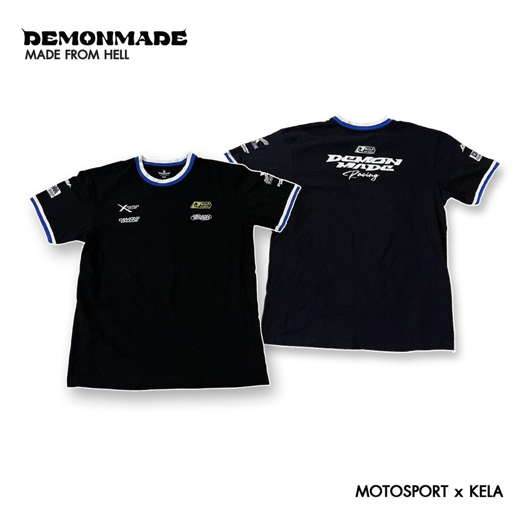 DemonMade MOTOSPORTxKELA Collection เสื้อยืด