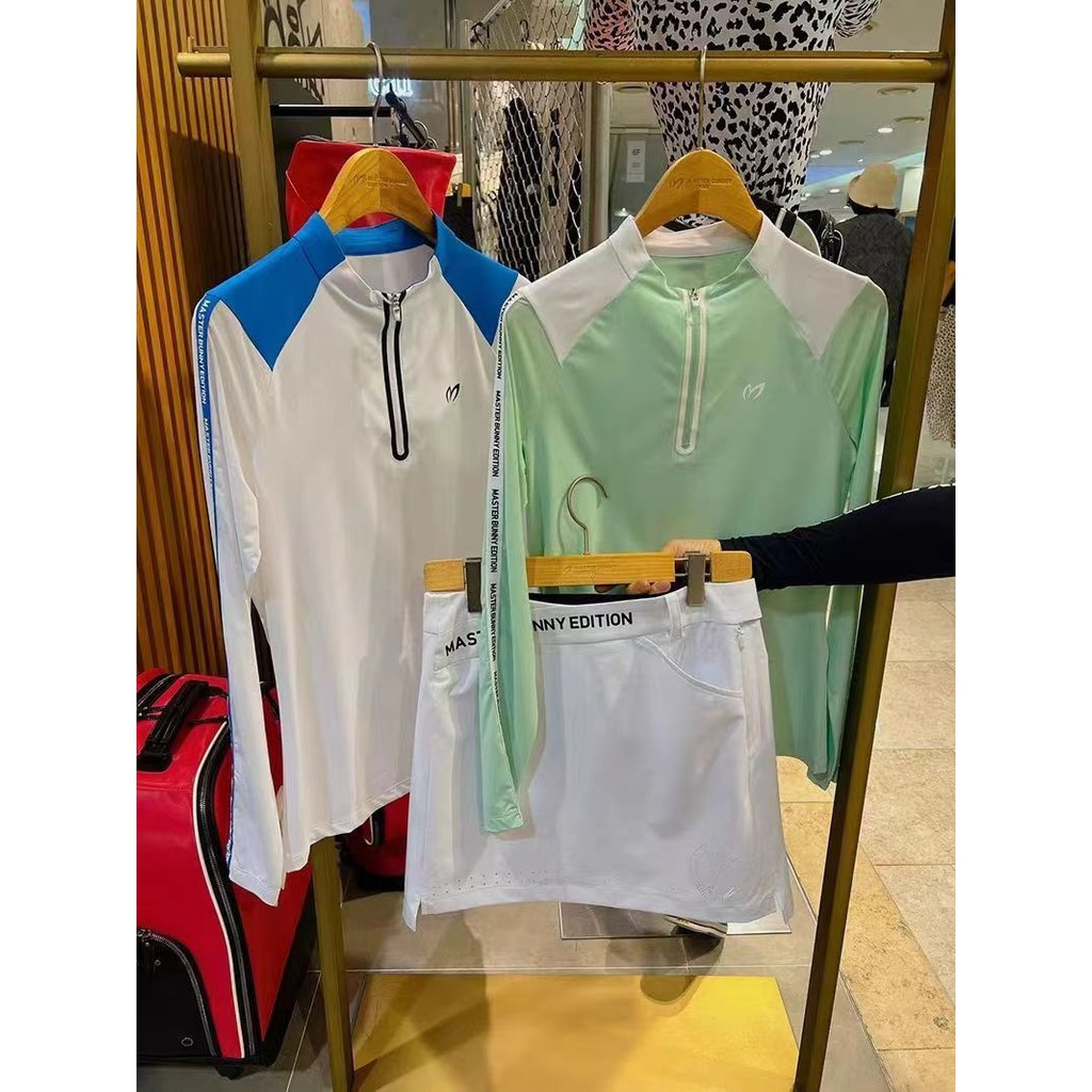 [Master Bunny] Golf Ladies Long-Sleeved Quick-Drying Fashion Casual Stand-Up Collar T-Shirt (CX2420)