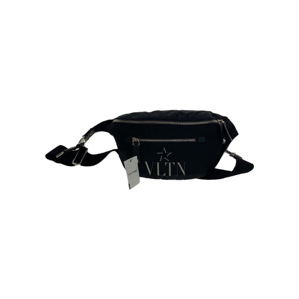 VALENTINO GARAVANI waist bag logo nylon BLK TY2B0664MFG0NO VLTN Direct from Japan Secondhand