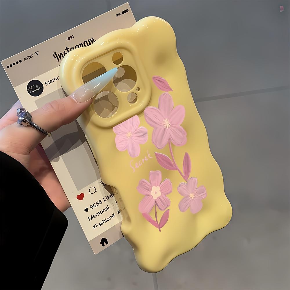 กุหลาบสีชมพูสําหรับiPhone 11 15 12 14 13 16 15PRO 16PRO 14PROMAX 11PROMAX 15PROMAX 16PLUS 15PLUS Ant