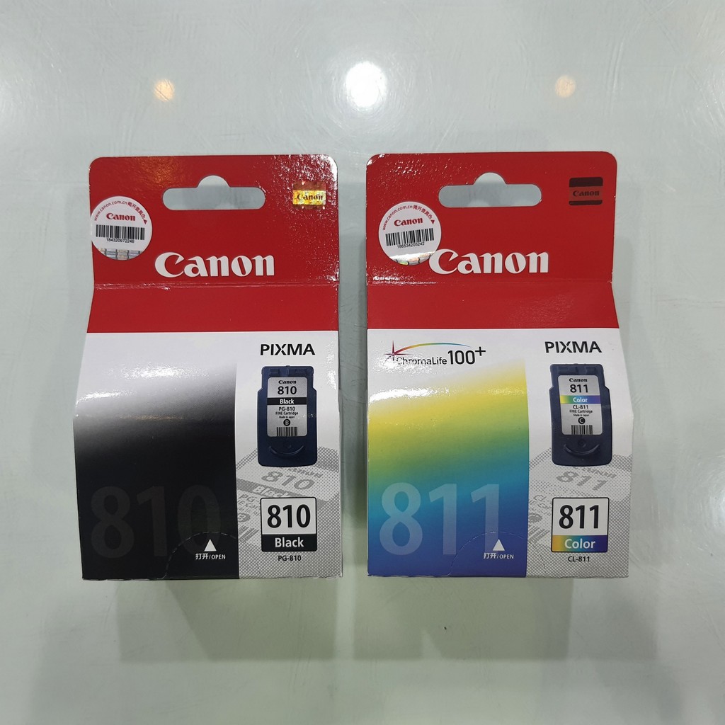 ตลับหมึก Canon 810 ดำ / 811 สี แท้ ใหม่ 100%