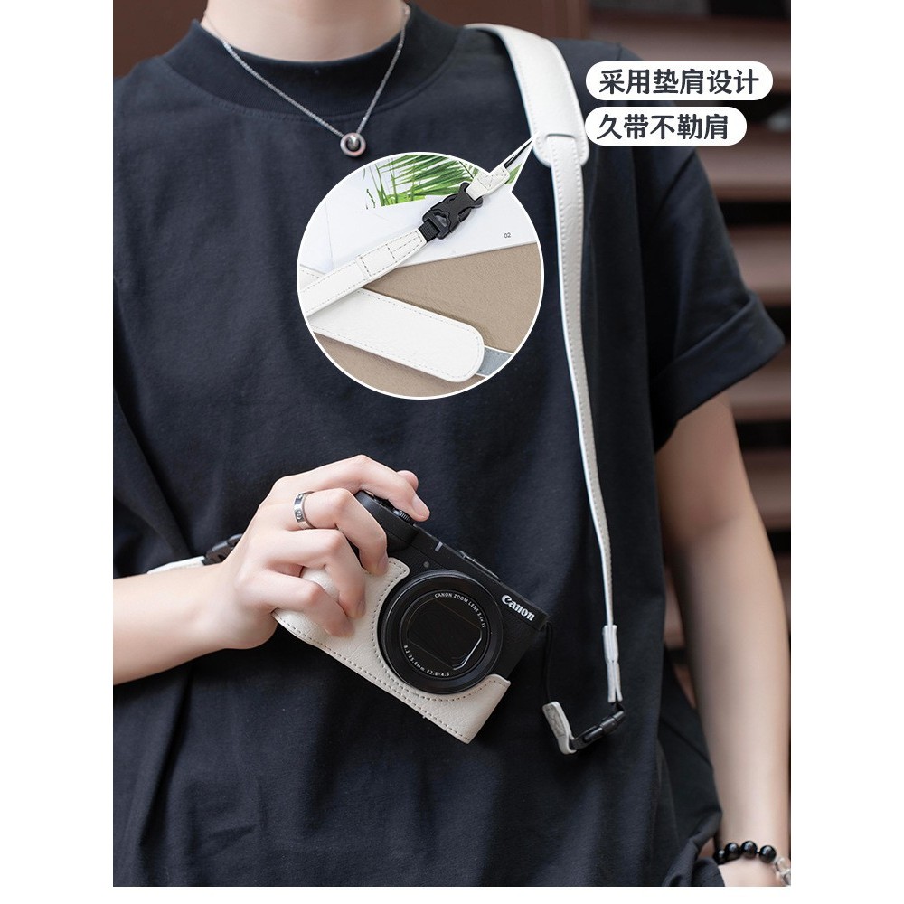 Canon v1r50v เคสป้องกัน r50r10 กระเป๋ากล้อง r100r8rp เคสป้องกัน r7r62r5 อุปกรณ์เสริมเคสกล้อง