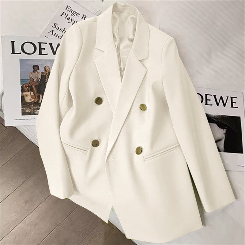 Royal blue suit coat for women 2025 spring and autumn new style casual temperament Korean suit for w