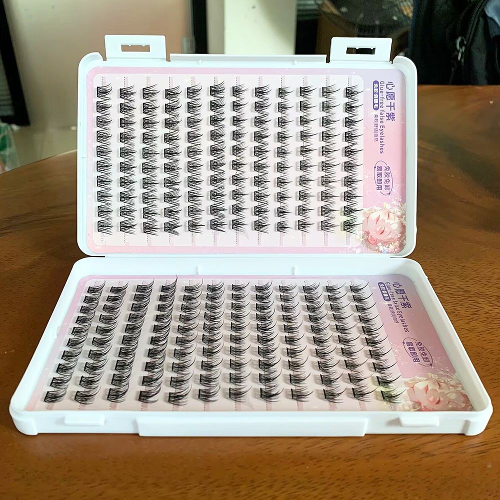 กาวฟรีขนตาหนังสือขนาดใหญ่ความจุ 240 Trilogy ขนตา Lazy Sun ตุ๊กตาบาร์บี้ขนตาปลอมธรรมชาติ Segment Reay