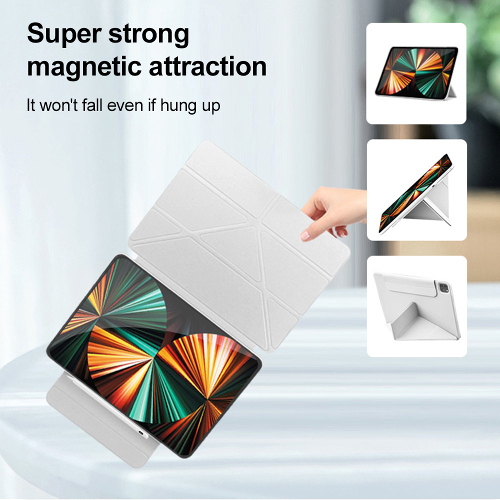 เคสไอแพดแม่เหล็ก สำหรับ iPad Gen10/11 10.9 12.9 11 Air 13/4/5 Mini 6/7 8.3 Y-Case แบบพับได้ ถอดได้ เคสไอแพด ป้องกันการตก ราคา ถูกที่สุด ดีลบีเคเค แกลเลอรีภาพที่ 5
