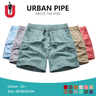URBAN PIPE SHORTS Cargo 4 Pocket Unisex Shorts Cotton Above The Knee Short Comfortable 2260
