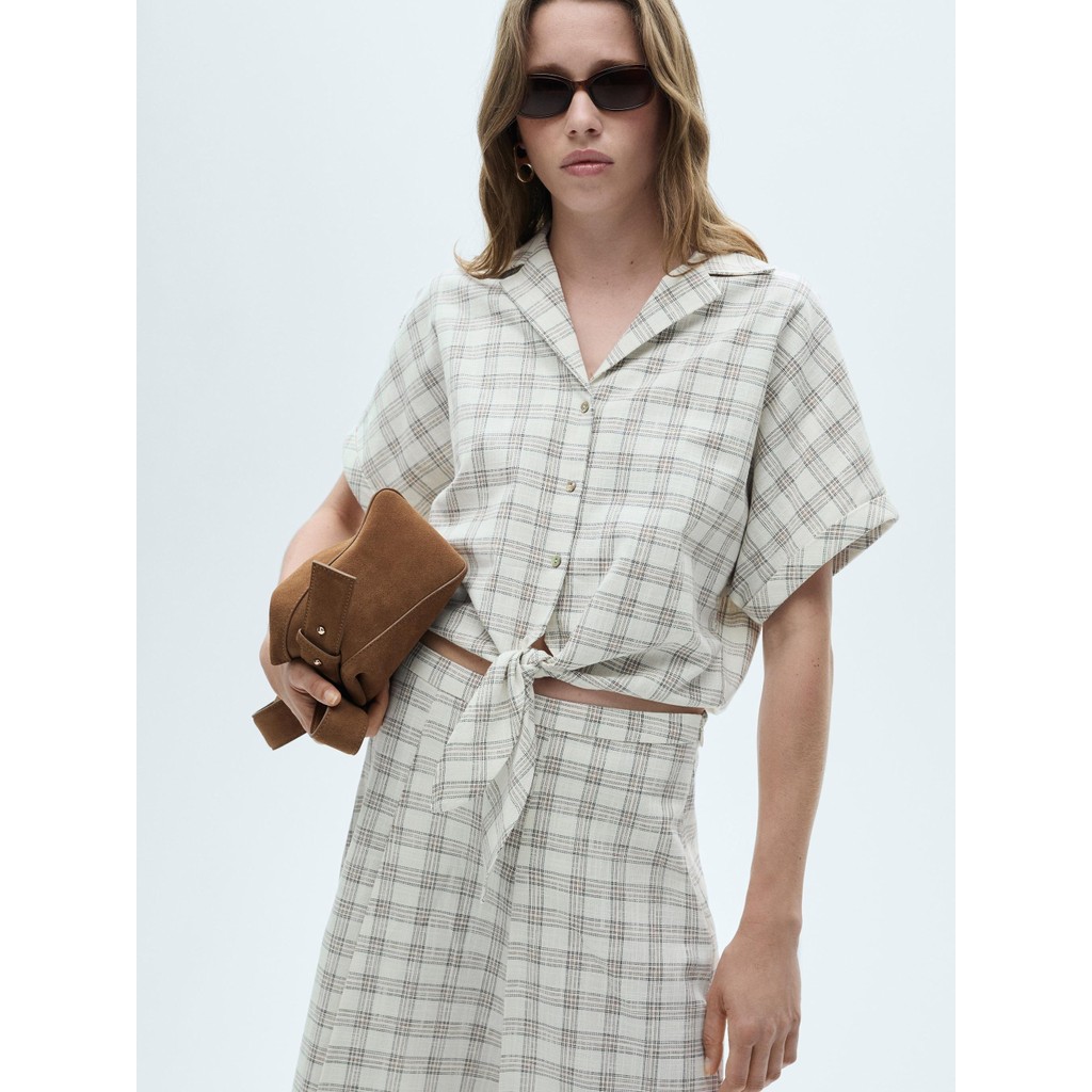 [MANGO] BLOUSE NIL-W  / เสื้อเบลาส์ รุ่น BLOUSE NIL-W Ref: 77085983
