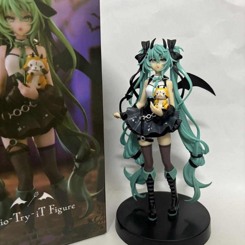 19 ซม.ใหม่อะนิเมะHatsune Mikuปีศาจน้อยRaccoon Kawaii รูปที่ 6