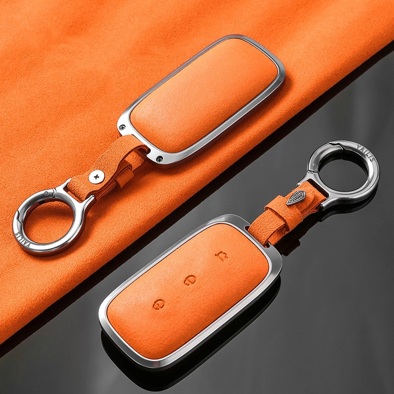 เคสกุญแจ Geely ฝาครอบกุญแจรถรวมทุกอย่างพวงกุญแจสําหรับ Geely EX5 เคสคีย์รถป้องกันสำหรับจีลี่ EX5 รถอ