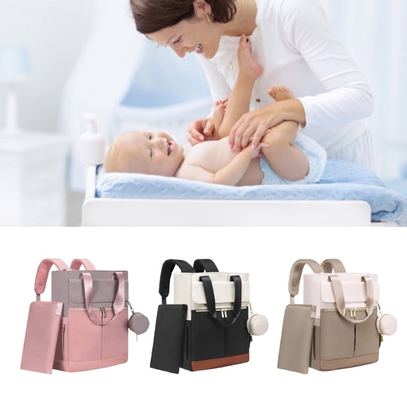 Chua กระเป๋าจําเป็นสําหรับเด็กความจุขนาดใหญ่ Convertible Carry Option สําหรับการเดินทางกลางแจ้ง Pare