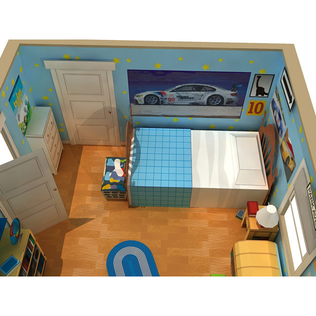 Toy Story Animation Movie Andys House Andy Woodys Cabin WOOD3D Paper Model Handmade DIY