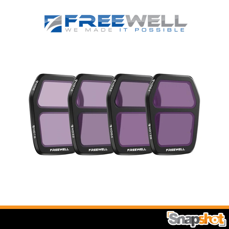 ตัวกรอง Freewell DJI Air 3S แยก ND 4Pack [ND8/ND16 ND16/ND32 ND32/ND64 ND64/ND128] [FWA3SSPLITND]