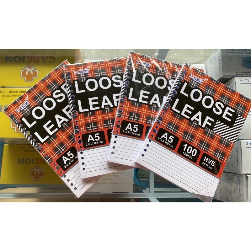 Binder Contents - Loose Leaf A5 100 แผ่น