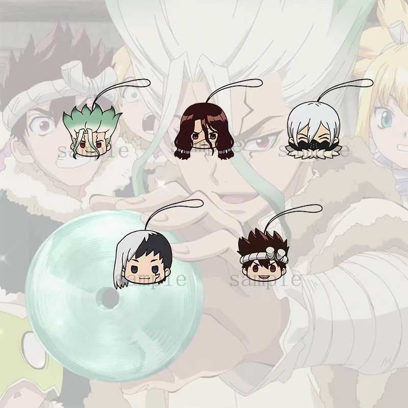 2024 DR STONE โทรศัพท์พวงกุญแจอะคริลิค Charm กระเป๋าเป้สะพายหลังการ์ตูนจี้ Key Chain Kawaii Key แหวนอุปกรณ์เสริม
