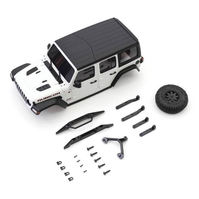 Japan Mini-Z 4x4 Crawler Body Shell - JEEP Rubicon Wrangler สําหรับ MXB01W/GM