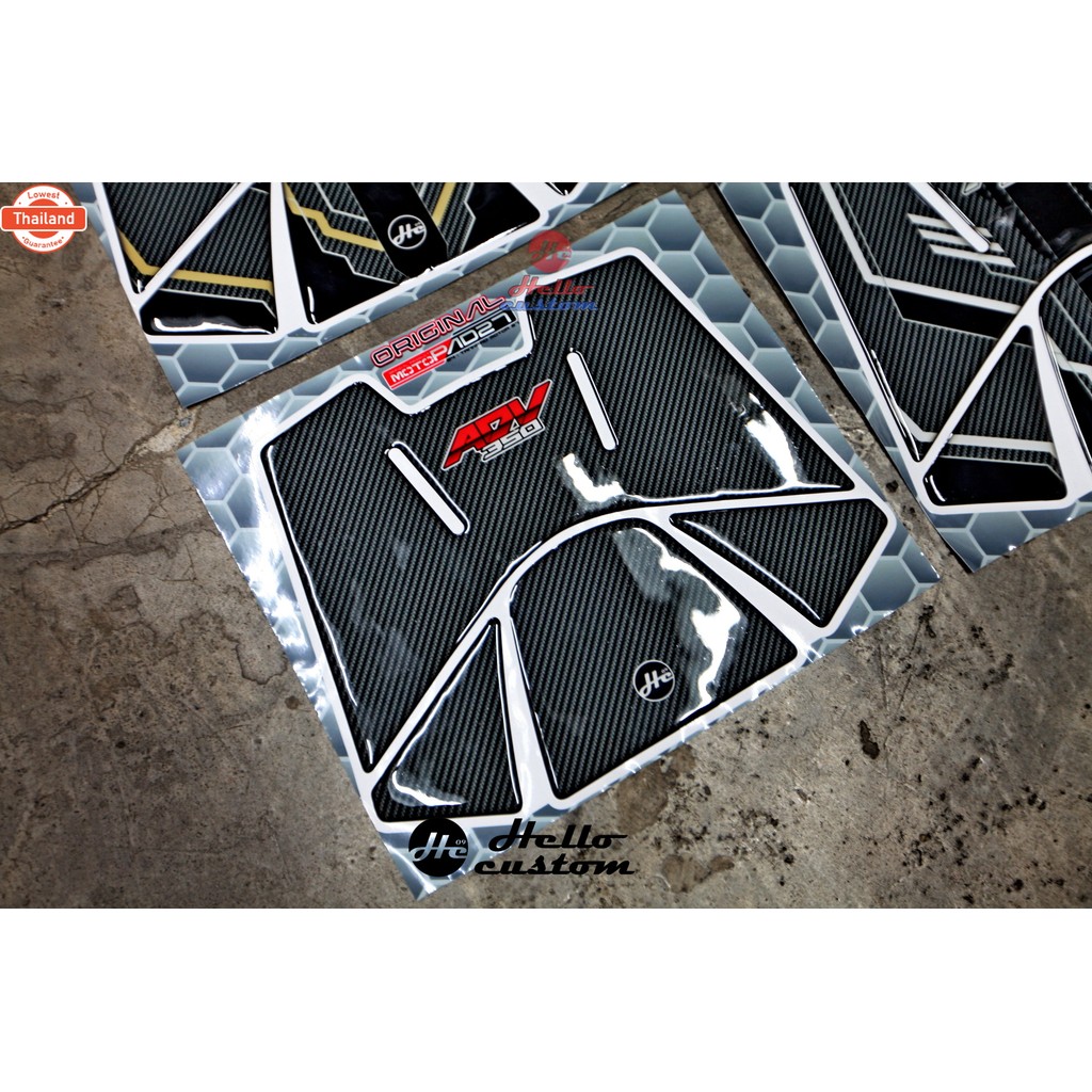 สติ๊กเกอร์ กันรอยคอนโซล ลายเคฟล่า ADV 350 ----- ADV350