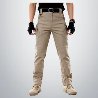 เนื้อยีนส์หนา ผ้ายืด IX9 กางเกงคาร์โก้ กางเกงยุทธวิธี แนว Tactical ไซส์ XS-4XL