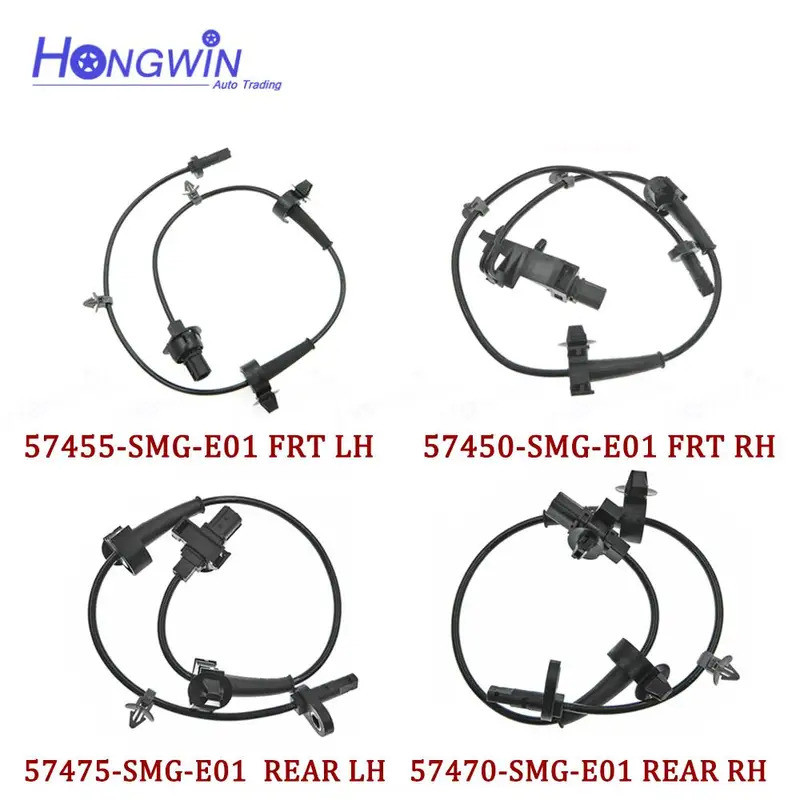เซ็นเซอร์ความเร็วล้อ ABS Fit Honda Civic 5D Type-R 2006-2011 FRT 57455SMGE01 LH 57450SMGE01 RH REAR 
