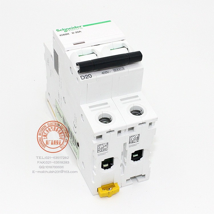 Schneider/Schneider เซอร์กิตเบรกเกอร์ขนาดเล็ก iC65N D20/2P IC65N C65N