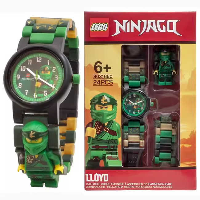 Spot Goods#LEGO LEGO Electronic Quartz Watch Ninjago Star Wars Theme Building Block Watch Toy0905hw
