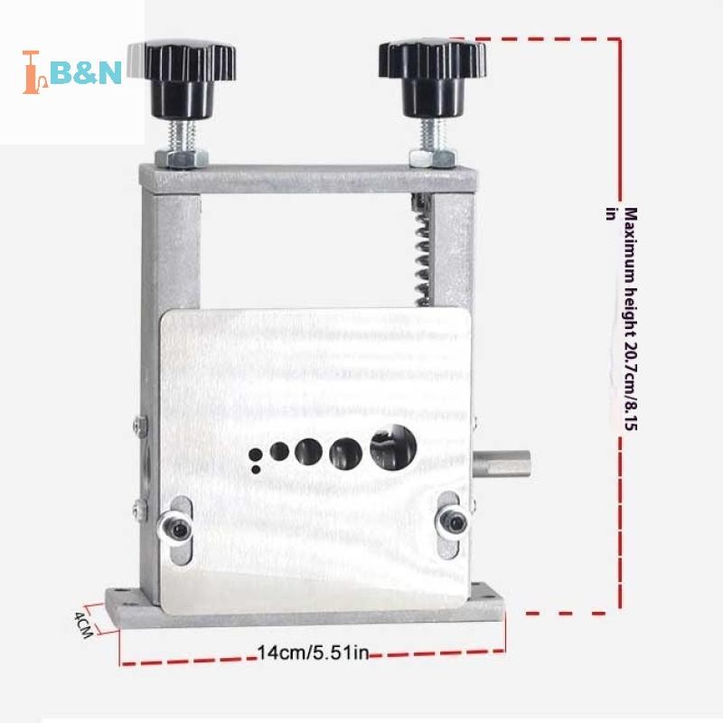 XeR เครื่องปอกสายไฟแบบแมนนวล 6 ช่อง 5 ใบมีดแบบพกพากรอบโลหะลวด Peeler สําหรับขูดทองแดงรีไซเคิล 3-17 มม.TH ราคา ถูกที่สุด ดีลบีเคเค แกลเลอรีภาพที่ 5