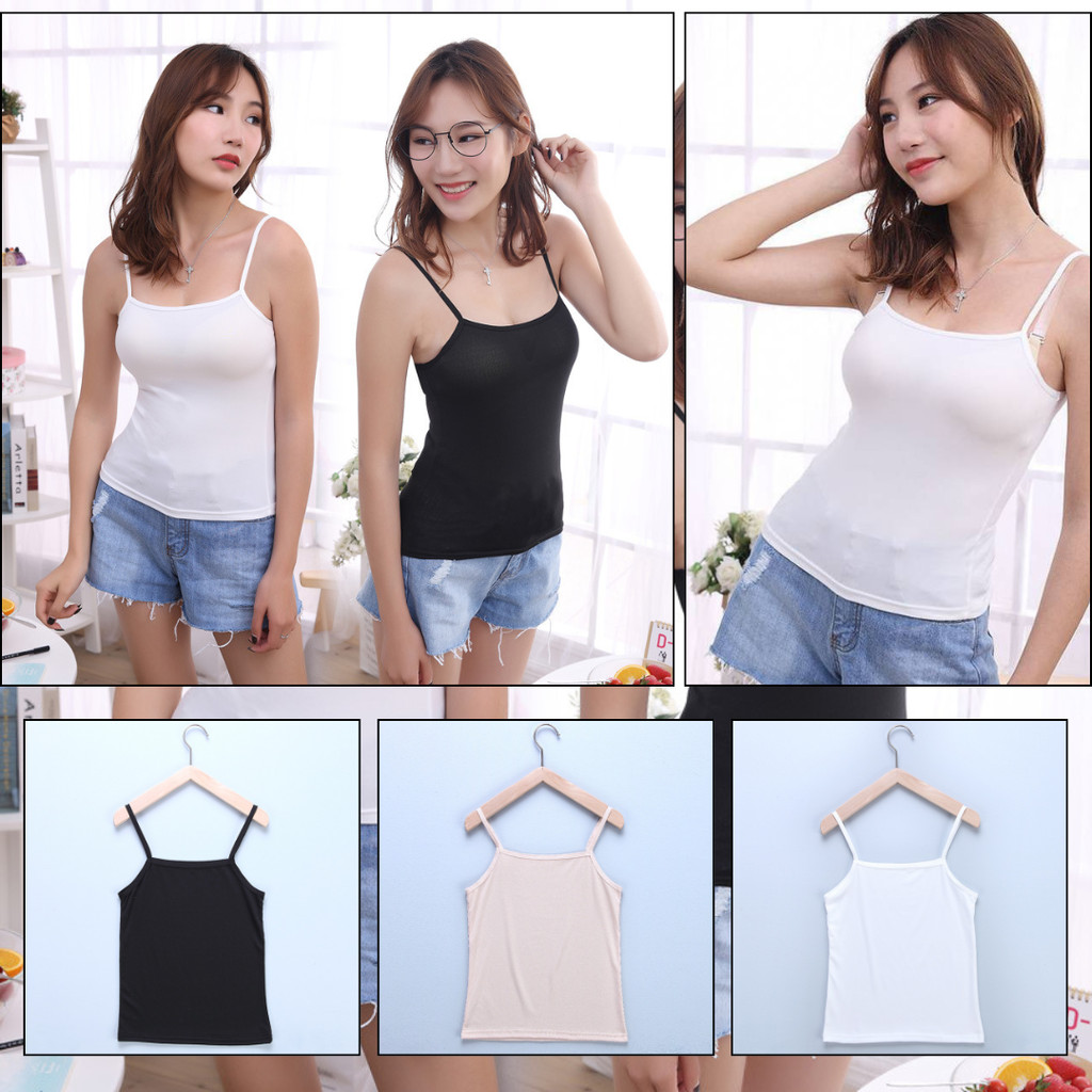 💥Lookmebra_Shop💥 (N335) สายเดี่ยว เสื้อซับใน ทรงเกาะอก เต็มตัว ผ้านุ่ม ใส่สบายมาก