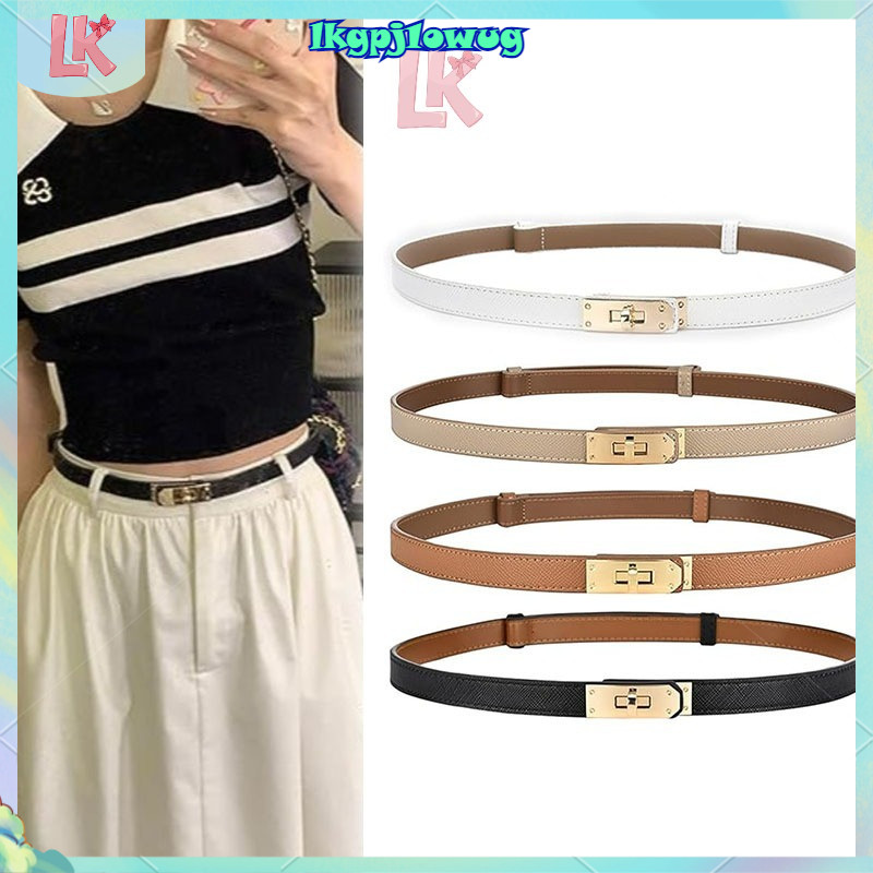 LK🔥เข็มขัดผู้หญิงสไตล์เกาหลี พร้อมส่งจากกทม. เส้นเล็กปรับได้ แมทช์เสื้อสูทกระโปรง พร้อมเข็มขัดเล็ก