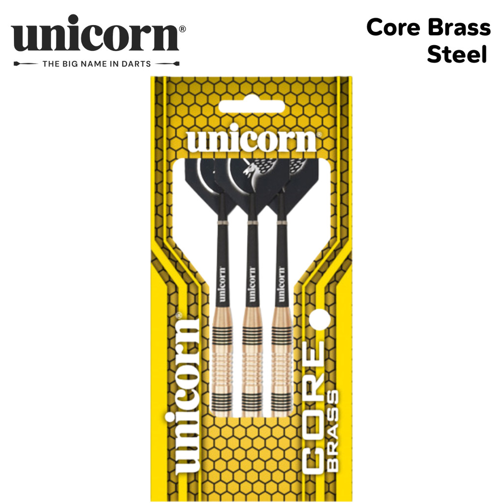 ลูกดอกปาเป้า UNICORN CORE BRASS DARTS STYLE 1 Steel Darts