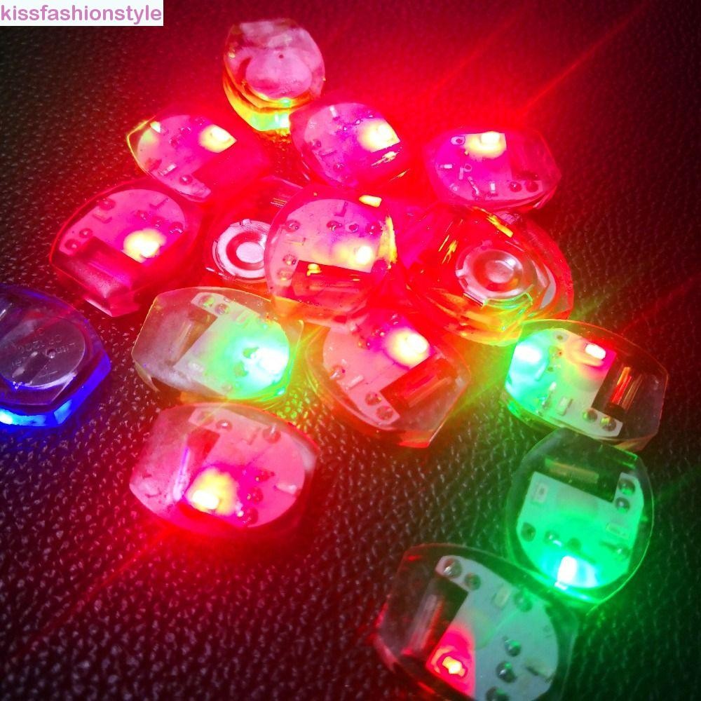 KISSFASHIONSTYLE 10 ชิ้นไฟรองเท้า LED,พลาสติก Luminous Movement Electronics โคมไฟ,รองเท้าตกแต่งเรืองแสงMiniature Holeรองเท้าโคมไฟผู้หญิงผู้ชาย