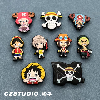 เสน่ห์รองเท้า ONE PIECE อุปกรณ์เสริมรองเท้าใหม่ DIY รองเท้า Charms คุณภาพสูง