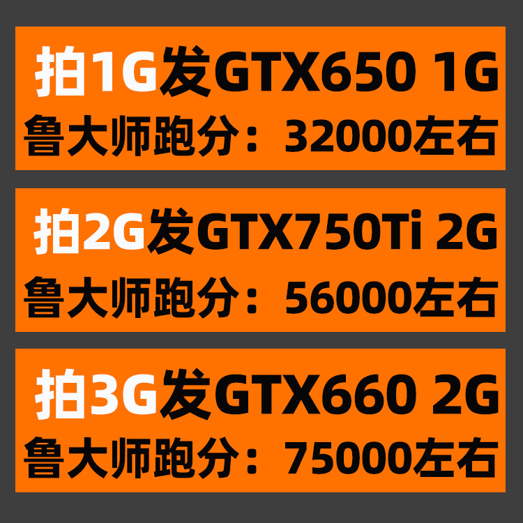 GTX650 750Ti 660 950 960 1050Ti 1060 1G 2G 3G 4G 6G กราฟิกการ์ดมือสอง