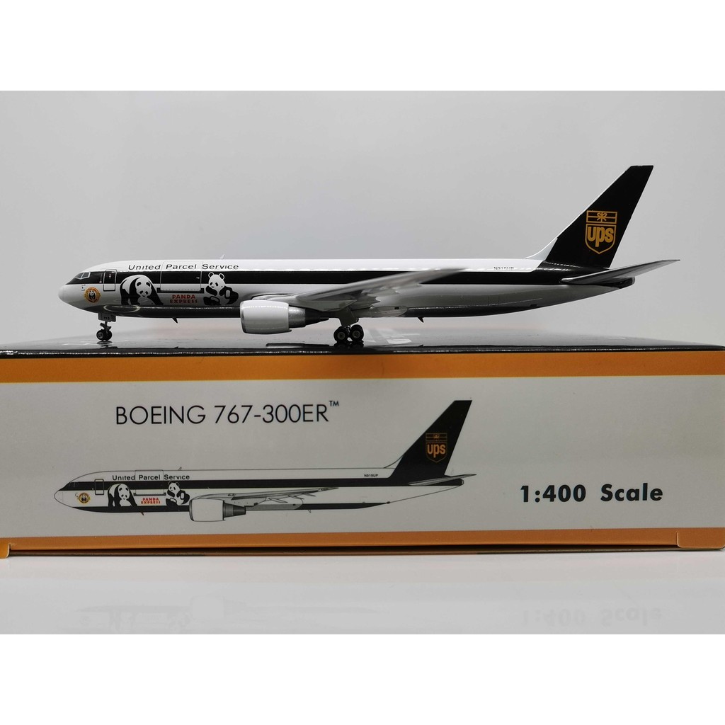 Phoenix 1: 400 UPS Unitedพัสดุ B767-300ER N315UP Panda ทาสี