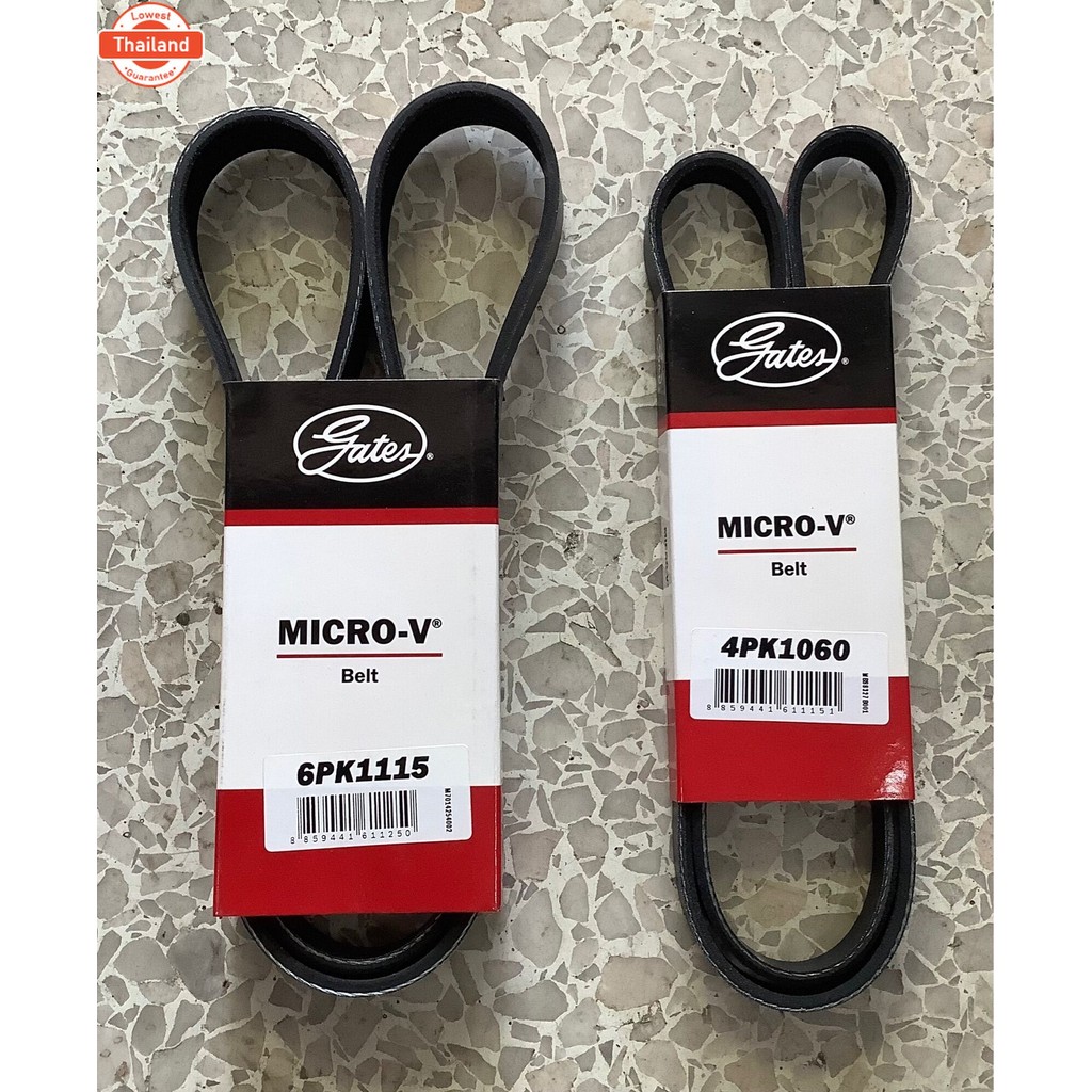 สายพาน Honda Accord year1994-1998 เครื่องF22B 2200cc ยี่ห้อGates รหัสสินค้า 6PK1115สายพานพัดลม/ไดชาร