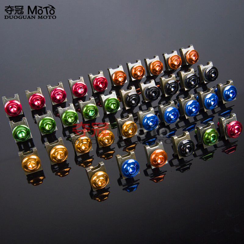 เหมาะสําหรับ Honda CBR600RR F5 CBR1000RR CNC ดัดแปลงแฟริ่งสกรูเชลล์สกรู 5 มม.