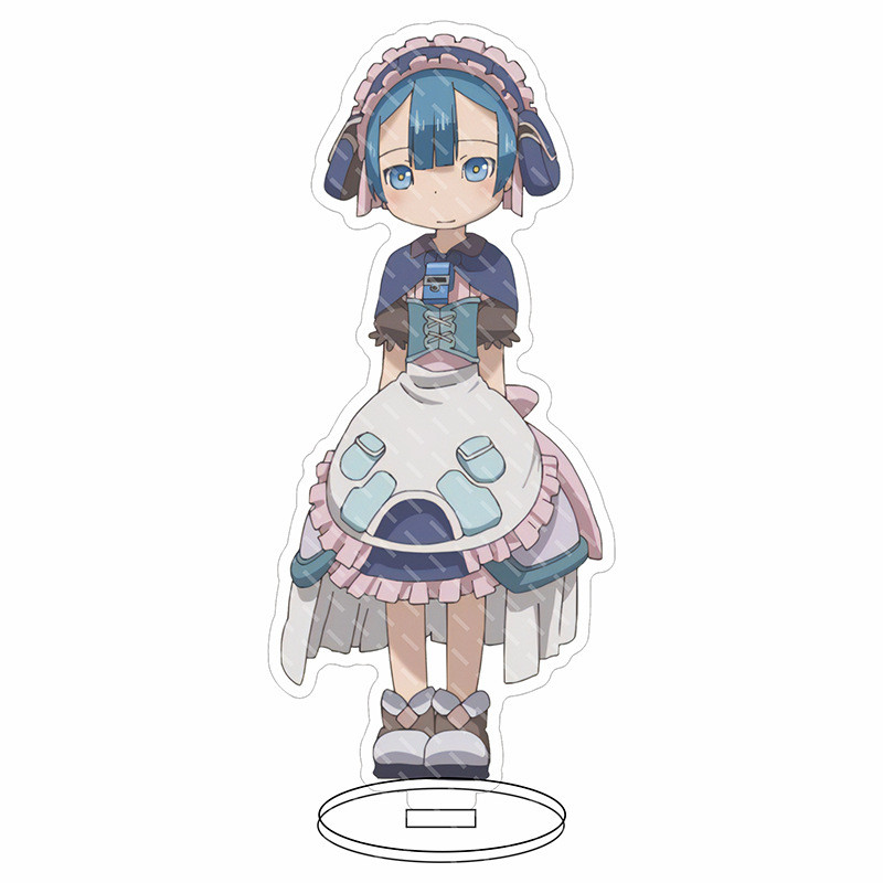 Made In Abyss พวงกุญแจผู้ชาย Anime Key Chain สําหรับผู้หญิงการ์ตูนแฟชั่น Maruruk อะนิเมะพวงกุญแจยืนเ