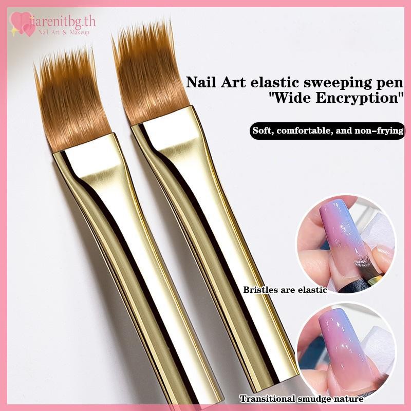 RENBG Nail Art แปรงมัลติฟังก์ชั่น Stripe Liner แปรงการสร้างแบบจําลองระลอกน้ํา DIY Design Hard Bristle แปรงเล็บเครื่องมือ TH