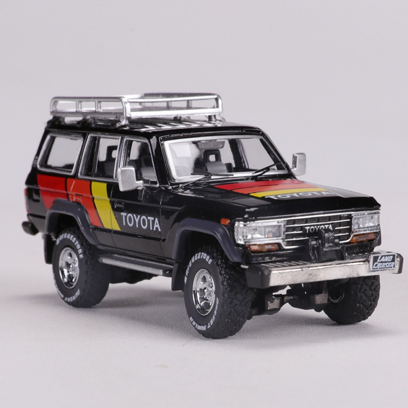 GCD 1: 64 Toyota Rand Cool Road Ze Land Patrol LC60 จําลองรถรุ่นคอลเลกชันเครื่องประดับ