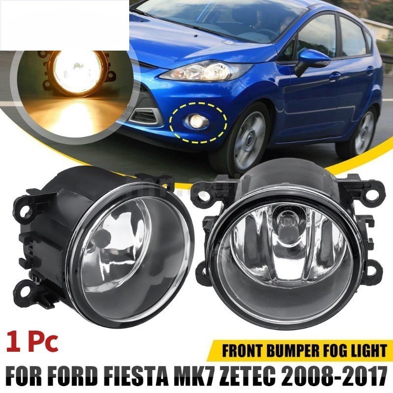 1 PC ด้านหน้ากันชนหมอกหลอดไฟสําหรับ Ford Fiesta MK7 Zetec 2008-2017 Nissan Sentra Honda CR-V