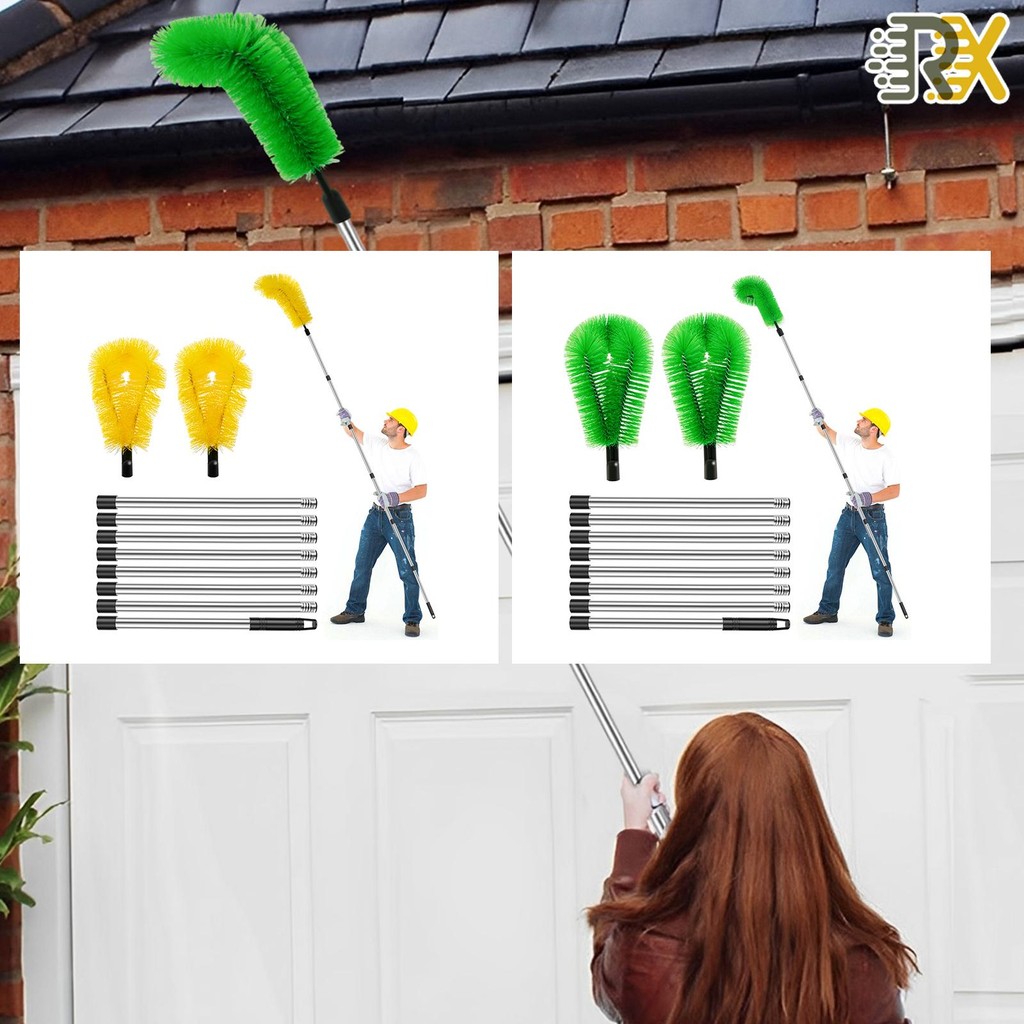 Gutter แปรงทําความสะอาด Enduring Gutter Cleaner Telescopic Gutter เครื่องมือทําความสะอาดสําหรับทําคว