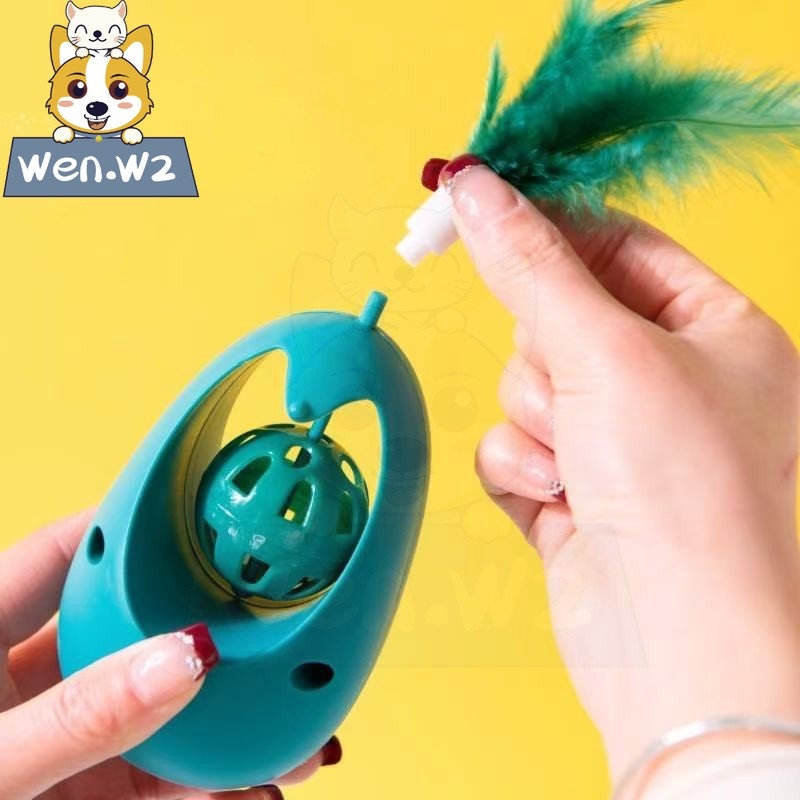 wen.W2 ของเล่นแมว ล้มลุกมีกระดิ่ง ของเล่นล่อแมว ของเล่นสัตว์เลี้ยง